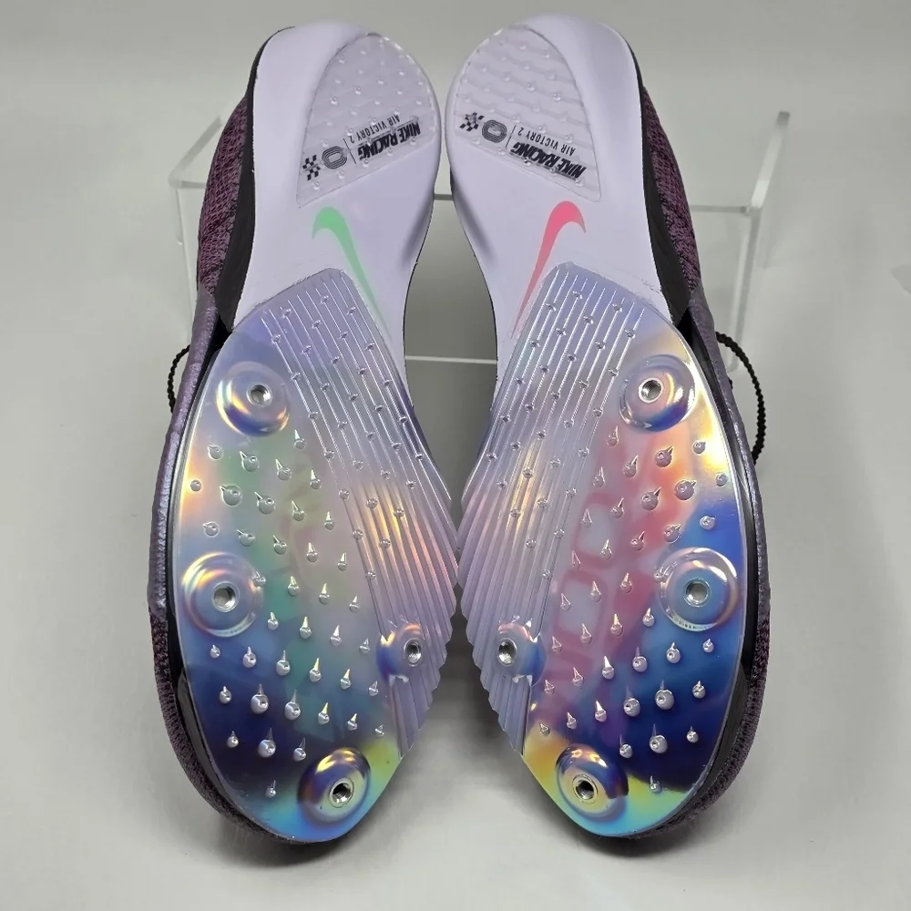 Nike Men Size 9.5 Air Zoom Victory 2 Faith Kipyegon Fuchsia Dream IB4202-600 New